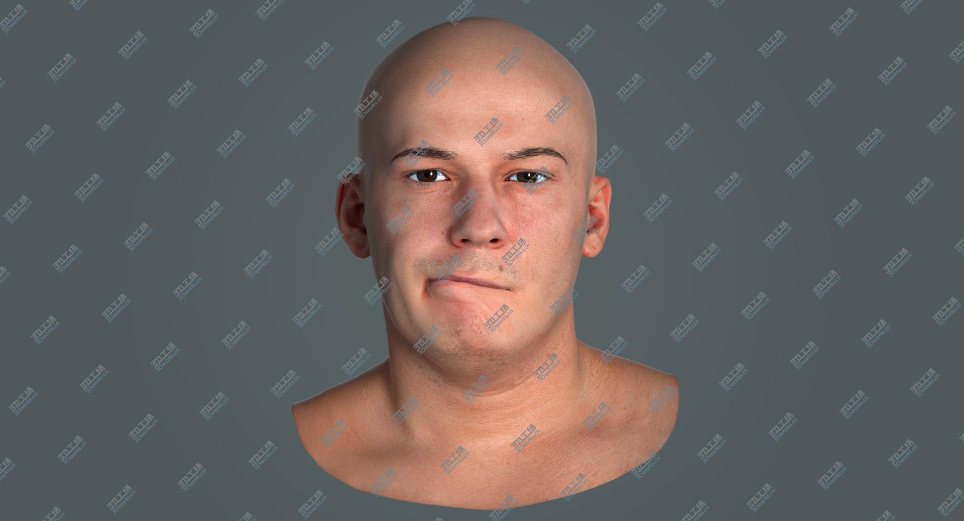 images/goods_img/202105073/Marcus Human Head Lip Bite Right AU32 3D model/2.jpg